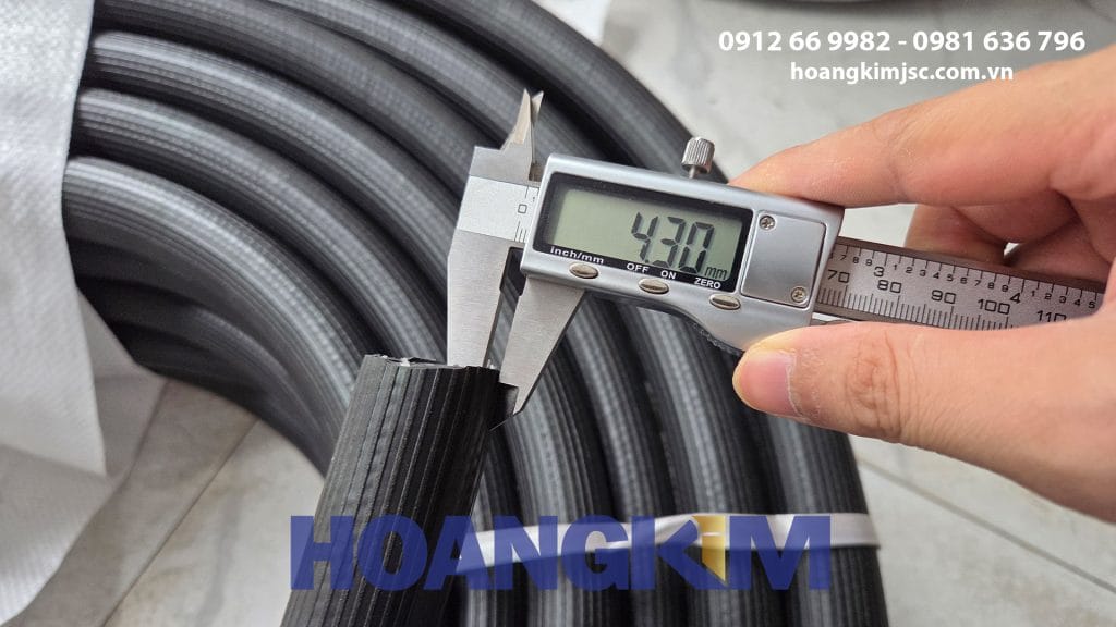 Độ dày của dây hơi khí nén Sinsing phi 25mm