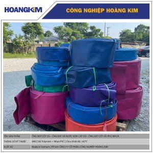 Ống bạt xanh tải nước Phi 40 - Ống bạt màu xanh
