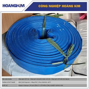 Ống bạt xanh tải nước Phi 50 - Ống bạt màu cam xả nước