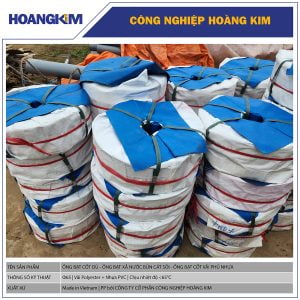 Ống nước cốt vải phủ nhựa Phi 65 - Ống bạt xanh xả nước