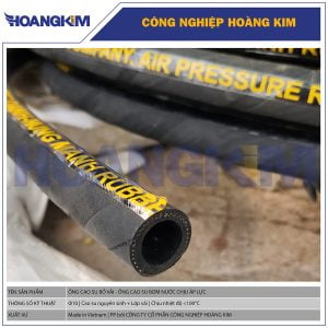 Ống cao su bố vải Phi 10 - Ống cao su dẫn dầu thủy lực