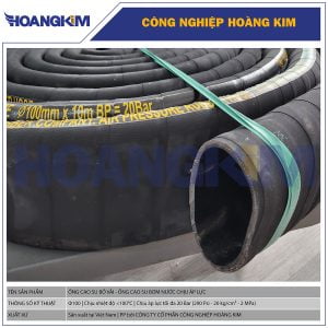 Ống cao su bố vải Phi 100 - Ống cao su xả nước công nghiệp