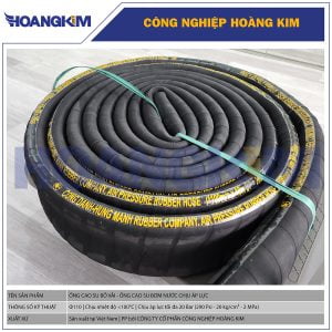 Ống cao su bố vải Phi 110 - Ống cao xu tải nước chịu áp lực cao