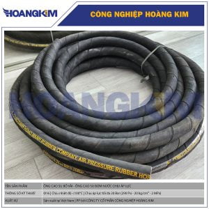 Ống cao su bố vải Phi 16 Chịu áp lực cao