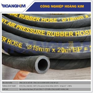Ống cao su bố vải Phi 19