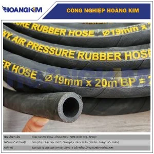 Ống cao su bố vải Phi 19