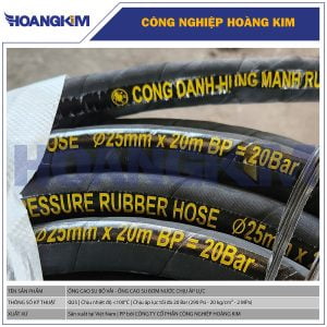 Ống cao su bố vải Phi 25 - Ống cao su Công Danh