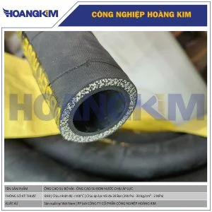 Ống cao su bố vải Phi 30 - Ống cao su Hoàng Kim