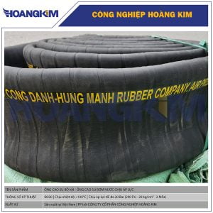 Ống cao su bố vải Phi 300 - Ống cao su xả cát chịu áp lực cao
