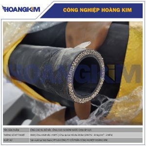 Ống cao su bố vải Phi 38 - Ống cao su dẫn hóa chất chịu áp lực cao