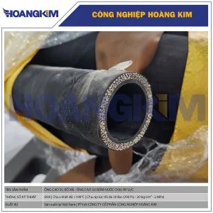 Ống cao su bố vải Phi 38 - Ống cao su dẫn hóa chất chịu áp lực cao