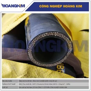 Ống cao su bố vải Phi 40 - Ống cao su mềm chịu áp lực cao