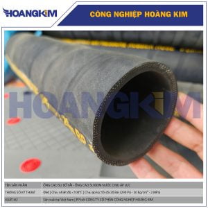 Ống cao su bố vải Phi 60 - Ống cao su công nghiệp chịu áp lực