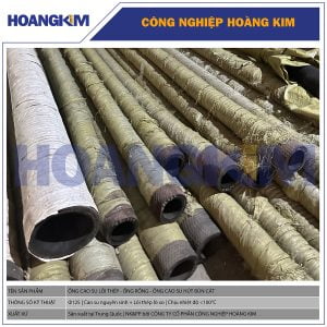 Ống cao su lõi thép Phi 125 - Ống cao su hút nước cho máy bơm công nghiệp