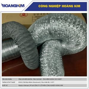 Ống sun bạc Phi 100 - Ống gió mềm nhôm