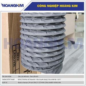 Ống gió mềm vải Phi 200 - Ống thông gió công nghiệp
