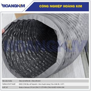 Ống mềm vải thông gió Phi 400 - Ống gió mềm Hàn Quốc