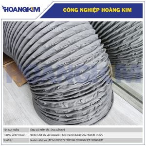 Ống gió mềm công nghiệp Phi 500 - Ống vải hút mùi
