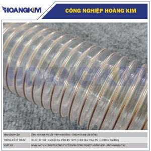 Ống hút bụi lõi đồng Phi 220 - Ống hút bụi gân đồng