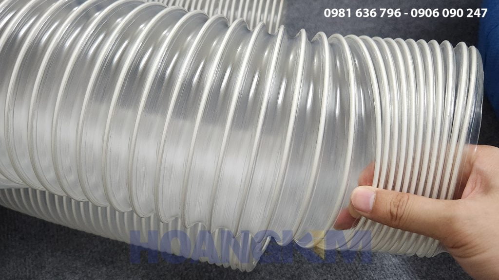 Ống hút bụi lõi thép bọc nhựa nhập khẩu