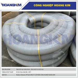 Ống gân nhựa hút bụi Phi 120 - Ống hút bụi công nghiệp