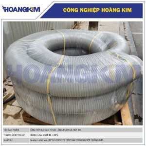 Ống hút bụi gân nhựa Phi 200 - Ống gân nổi hút bụi