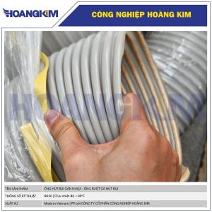 Ống hút bụi gân nhựa Phi 250 - Ống hút bụi công nghiệp