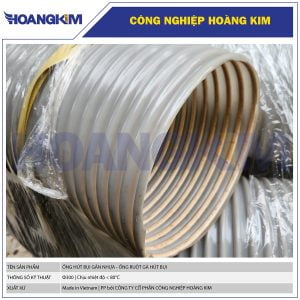 Ống hút bụi gân nhựa Phi 300 - Ống hút bụi công nghiệp