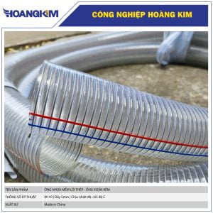 Ống nhựa mềm lõi thép PHI 110 - Ống hút dẫn nước lõi thép