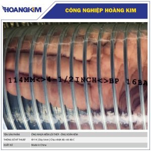 Ống nhựa mềm lõi thép PHI 114 - Ống mềm lõi thép lò xo