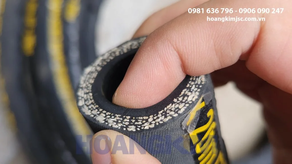 Ống cao su bố vải 5 lớp vải chịu áp lực 20 Bar chịu nhiệt độ 100ºC