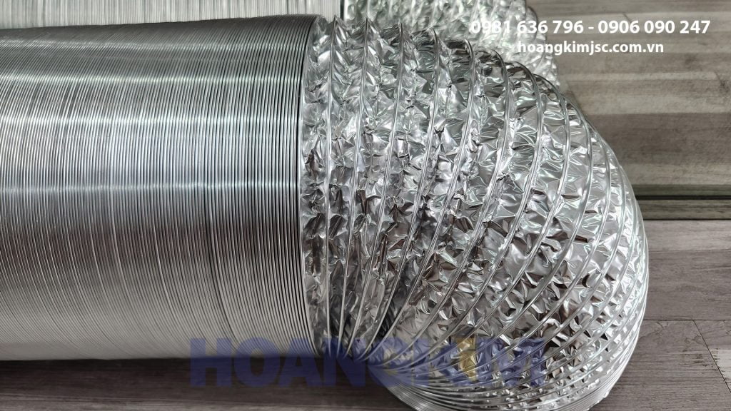 Ống sun bạc - Ống gió mềm nhôm - Ống gió mềm nhôm Hàn Quốc - 3