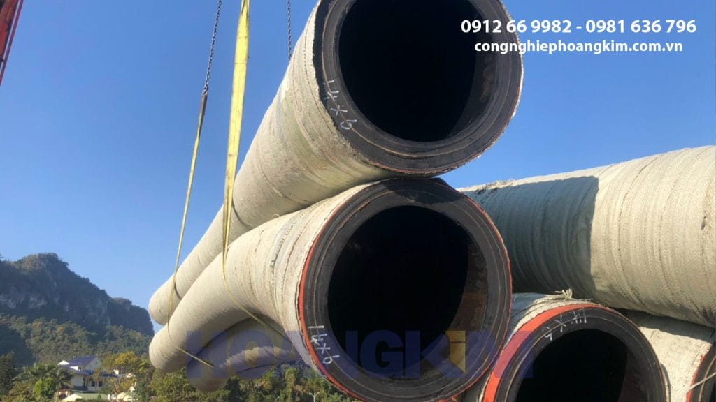 Ống cao su lõi thép xả thải
