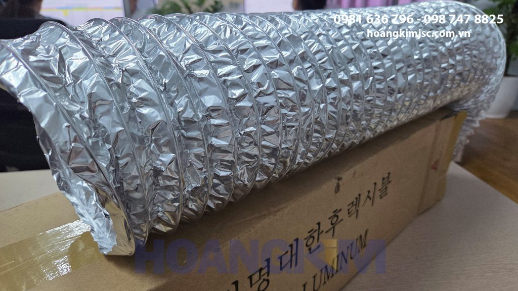 Ống gió mềm nhôm - Ống sun bạc