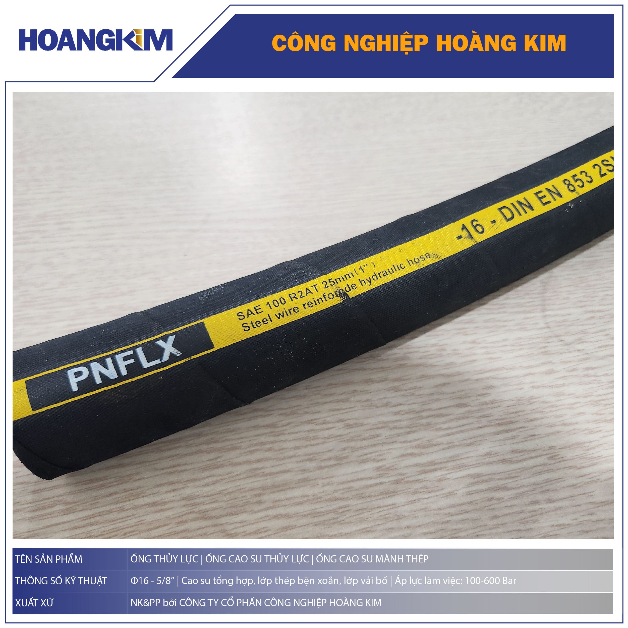 Ống thủy lực phi 16mm