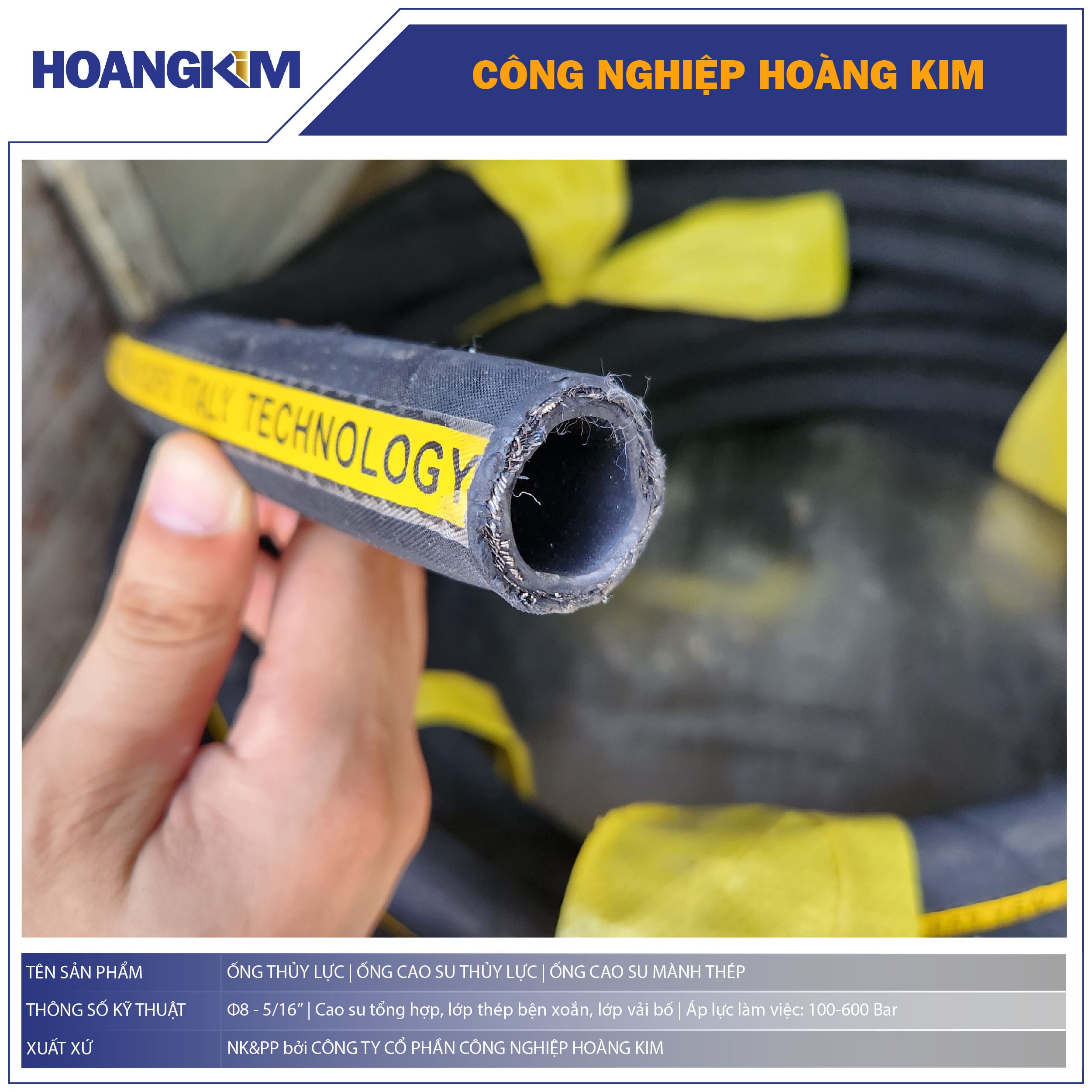 Ống thủy lực phi 8mm